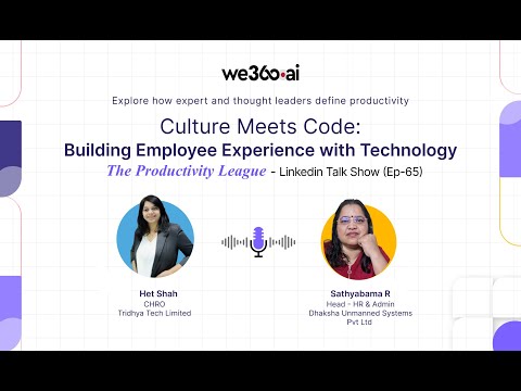 Culture Meets Code: Building Employee Experience with Technology | The Productivity League