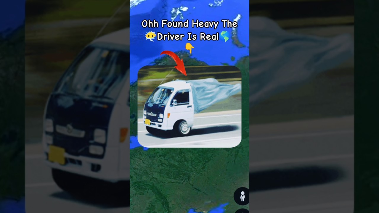Found The Heavy Car Driver 😶‍🌫️😱 on google maps and google earth 🌎 