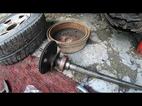 Замена подшипника полуоси Toyota Lite Ace