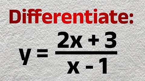 Quotient Rule Made Easy: Differentiating Rational Functions Step by Step