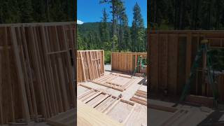 Interior wall framing #framing #home #montana #construction #building #mountains #flatheadlake