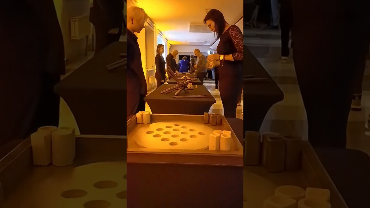 Деревянные игры на новогоднем корпоративе  