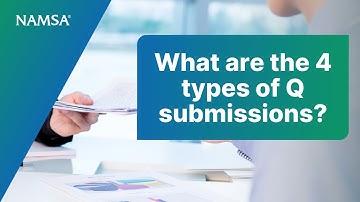 What are the 4 types of FDA Q submissions?