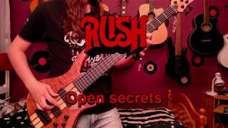 Rush - Open Secrets (Bass Cover)