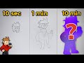 Drawing Fnf Tord Mod In 10 Seconds 1 Minute 10 Minutes Friday Night Funkin mp3