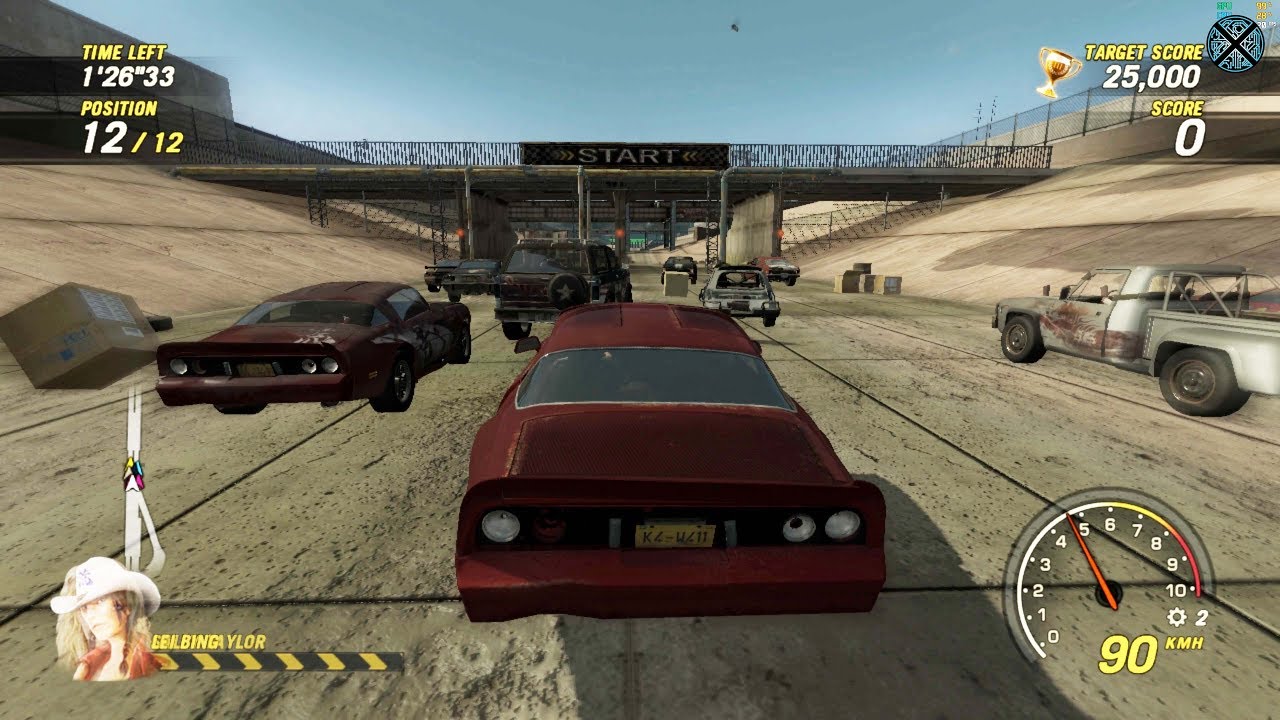 Xenia Xbox 360 Emulator - FlatOut: Ultimate Carnage Ingame / Gameplay! (DX12 WIP)