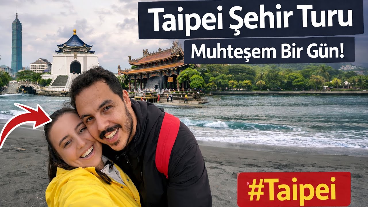 Taipei Gündüz Şehir Turu 🇹🇼 228 Park, Chiang Kai-shek, Taipei 101 ve Longshan Temple