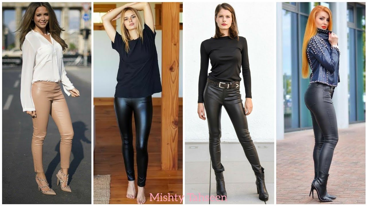 5 WAYS TO WEAR LEATHER PANTS! Winter Outfit Ideas 