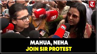 SIR Row: Mahua Moitra, Neha Bora Join Jantar Mantar Protest Against Election Commission