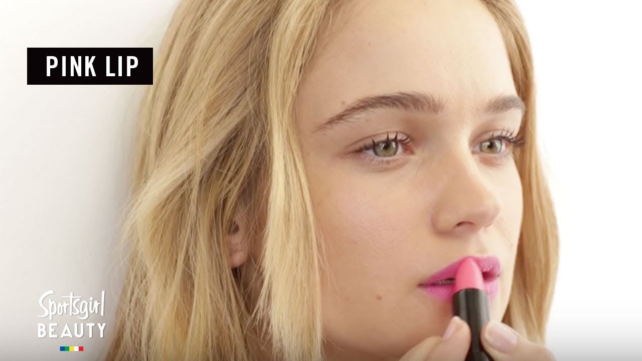 PINK LIP SPORTSGIRL BEAUTY YouTube