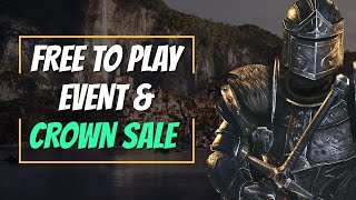 😃ESO Free To Play Event & Crown Sale | Elder Scrolls Online