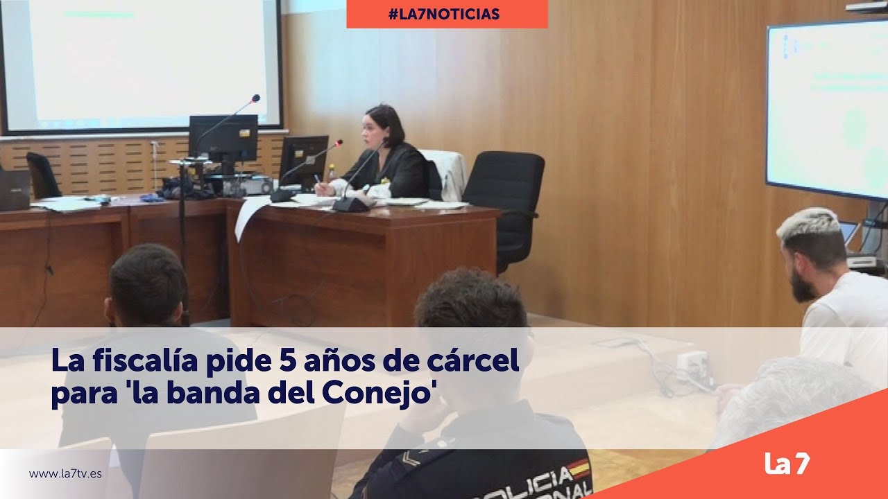 La fiscalía pide 5 años de cárcel para 'la banda del Conejo' | La 7