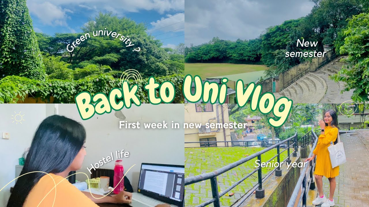 UNI VLOG ; මාත් එක්ක uni යමුද?🌻 Final year, Lectures, Studying ,What i eat, Girls Hostel Life #vlog