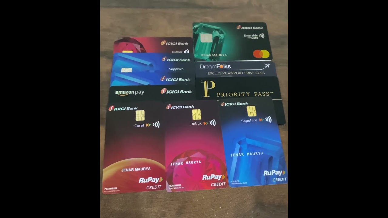Icici bank credit cards . 