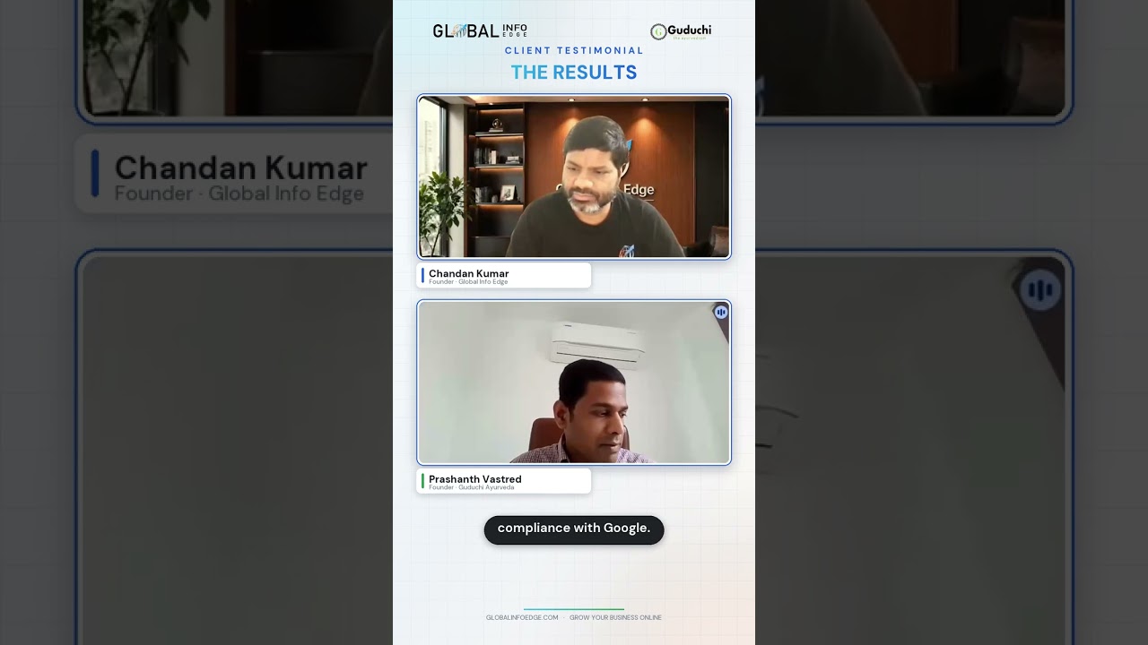 Video testimonial from Prashanth Vastred — Guduchi Ayurveda