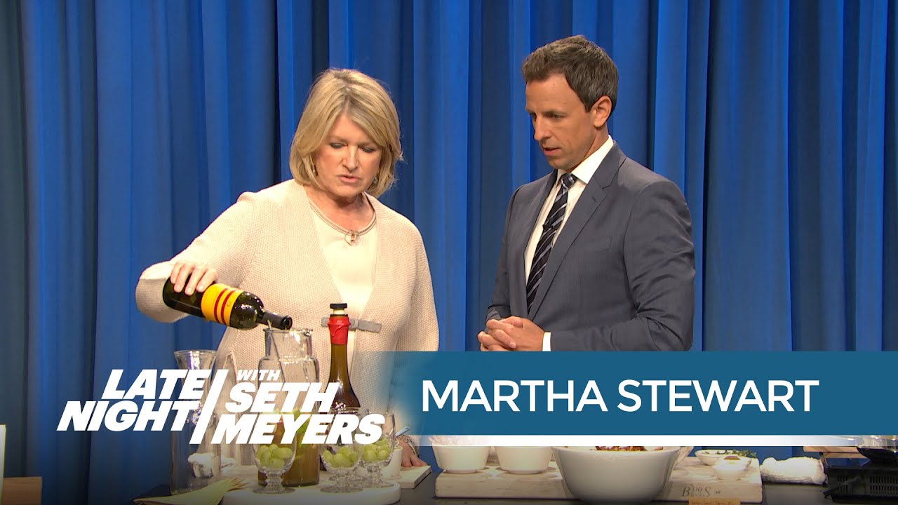 Martha Stewart Shows Seth How to Make Perfect Party Appetizers