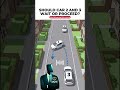 Three Point Turn in Progress — Both Cars Must Stop Here Is Why ⛔ #drivingtest #drivingtips #shorts