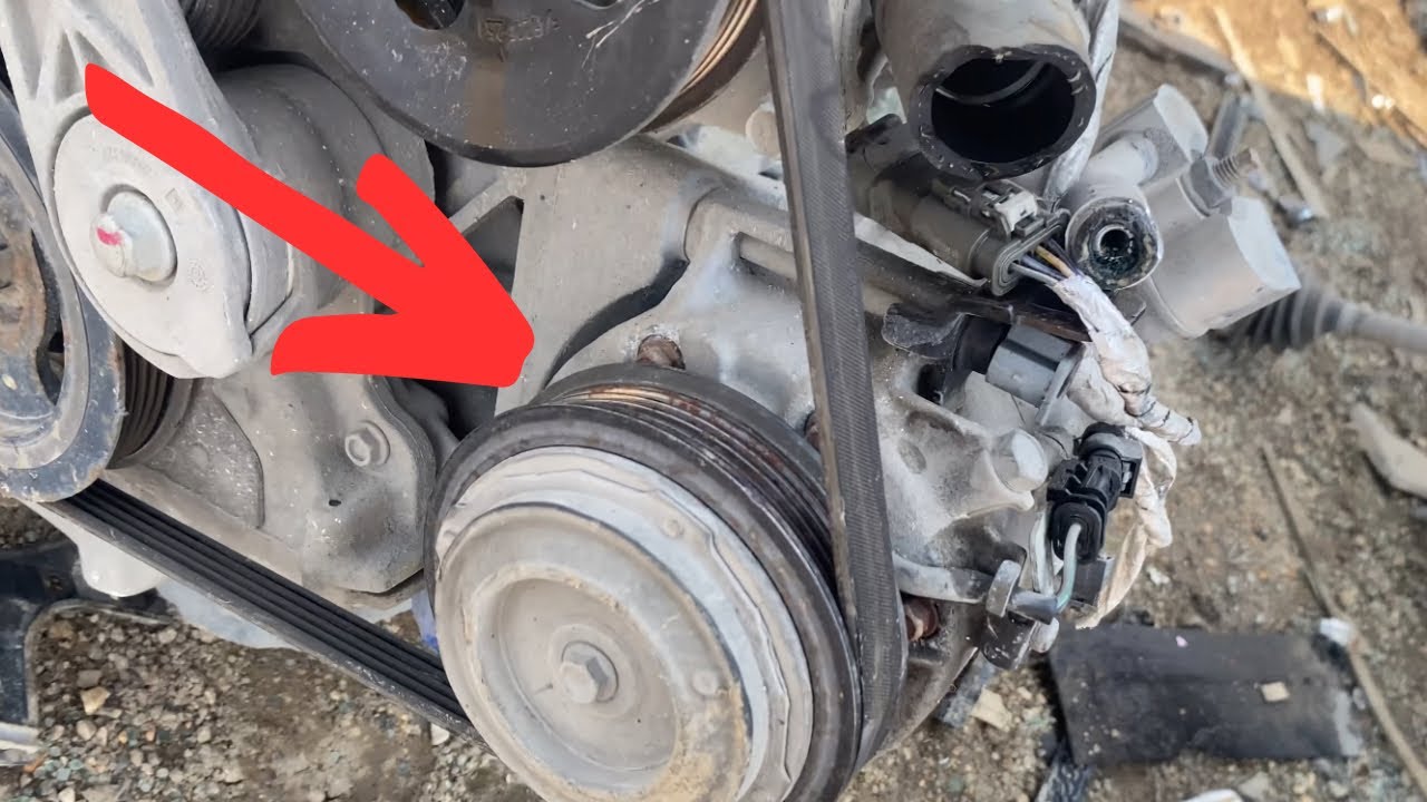 A/C Compressor Chevrolet Malibu 1.5L 2016-2021 Location and Replacement ...