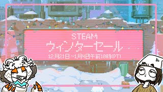 【ウインターセール】Steamのセールでいい感じのゲームを探す旅