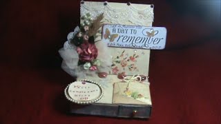 BIRTHDAY EASEL CARD WITH 4 DRAWERS