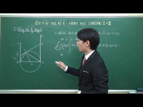 Video ÔN TẬP TOÁN 9 HÌNH HỌC HỌC KÌ 1 (Quan trọng) - YouTube