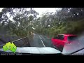 BAD Driving Australia - VW overtakes across unbroken line on blind corner