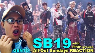 SB19 x PPOP groups - GENTO - All-Out Sundays REACTION