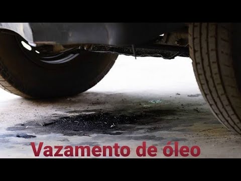 Achar vazamento de óleo - Encontrar vazamento de óleo - Carro vazando óleo