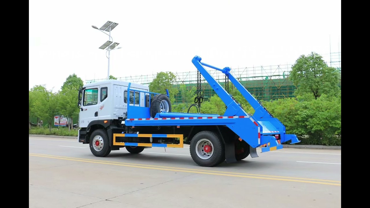 Dongfeng DFAC D9 swing arm garbage truck 