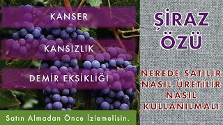 Şiraz Özü Nedir Nasıl Kullanılır Şiraz Özü Kanser Kansızlık ve Demir Eksikliğine Faydaları Nelerdir
