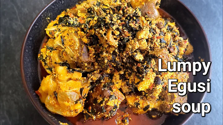 How to make the best nigerian party lumpy Egusi/Melon soup ever,  best way to make lumpy Egusi.