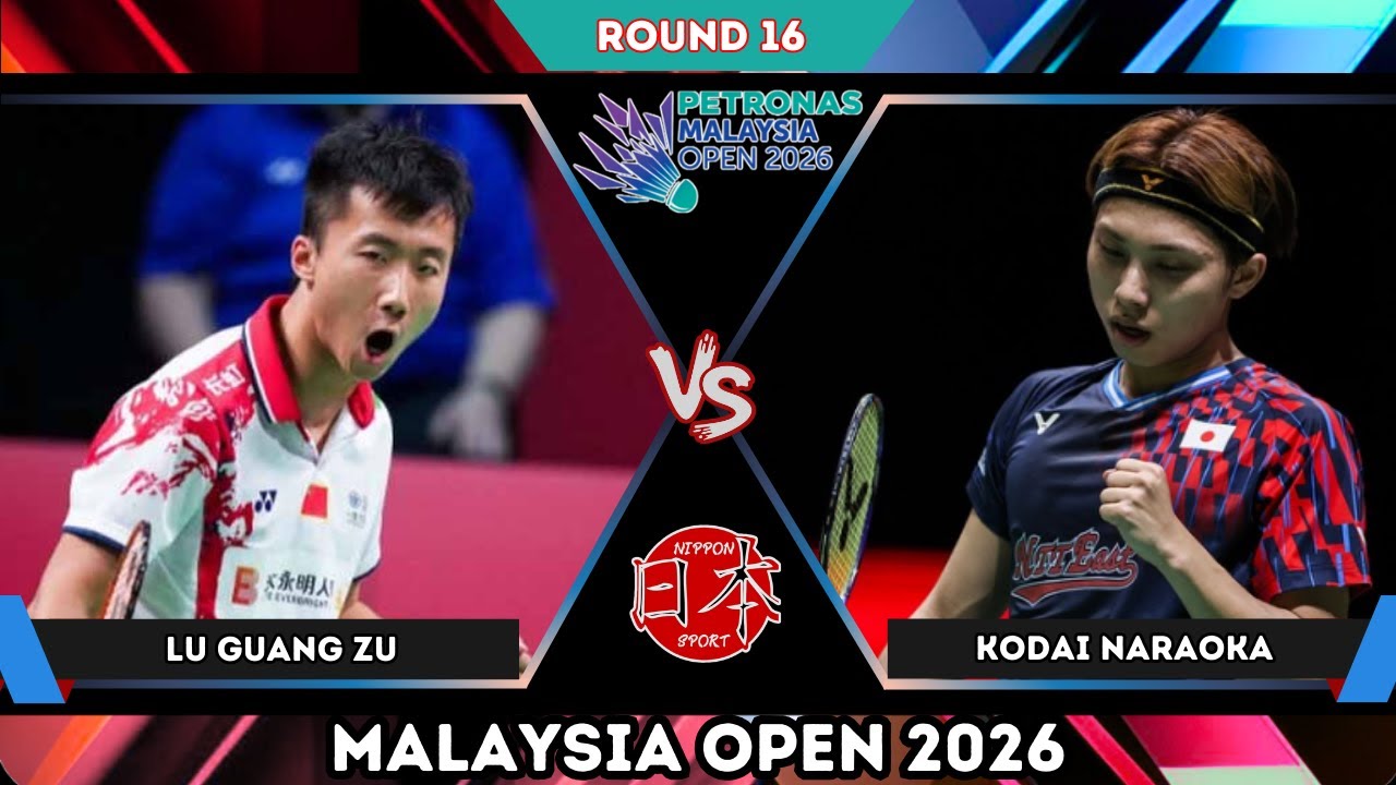 LU Guang Zu (CHN) vs Kodai NARAOKA (奈良岡 功大) | Malaysia Open