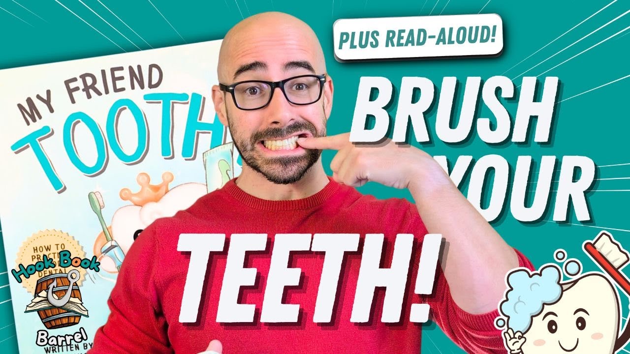 Смахните сахарных насекомых! «Мой друг Зубастик» от Стейси Лавиолетт. Дети узнают о гигиене полос...