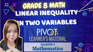 LINEAR INEQUALITY IN TWO VARIABLES | GRADE 8 | LEARNING TASK 3 Wealth
