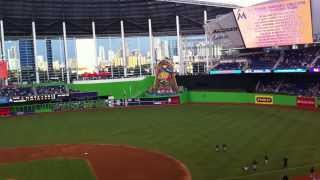 Miami Marlins Park Marlins vs Yankees 04/02/2012