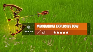 Eliminate Opponents Using A Mechanical Explosive Bow - Fortnite Challenge Guide