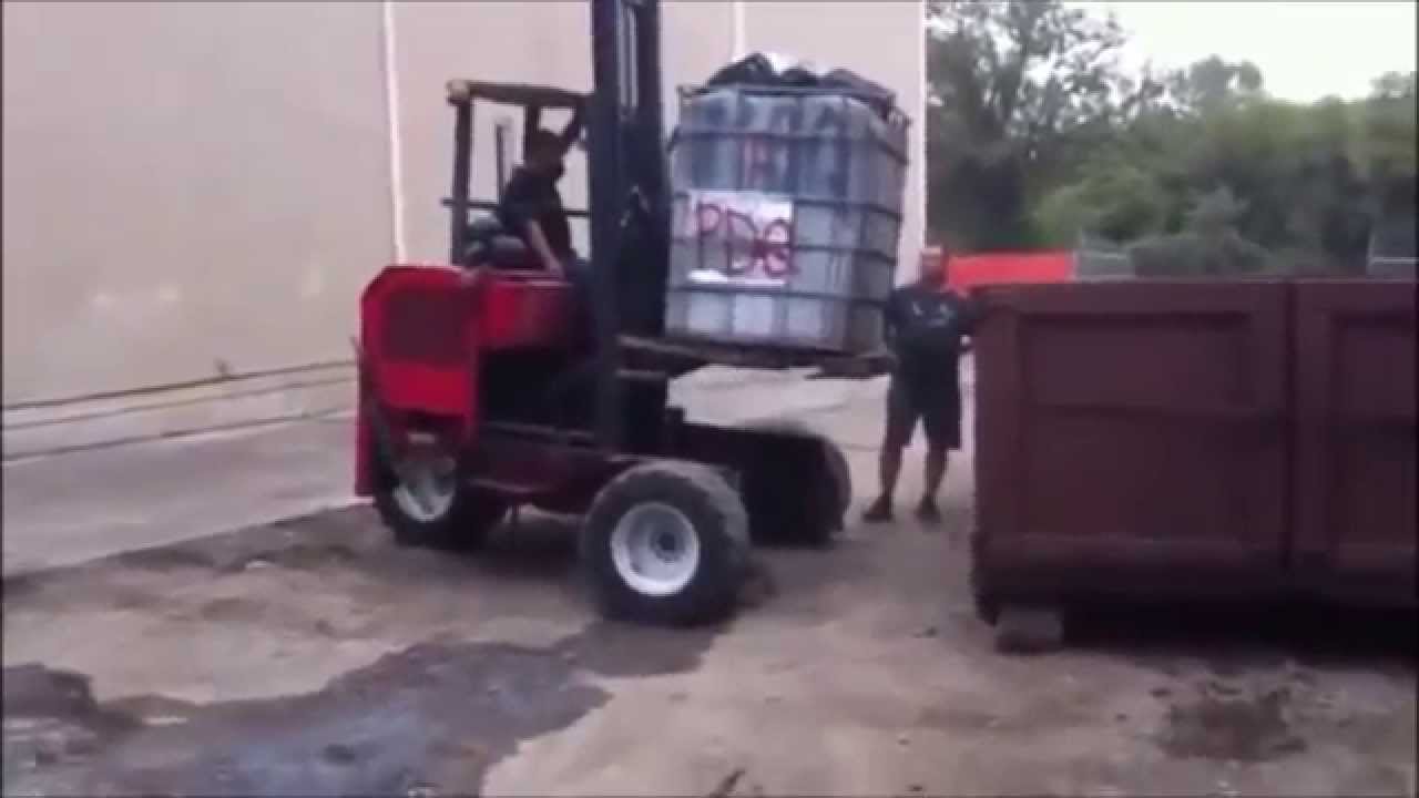 INSANELY FUNNY forklift fail complition! YouTube