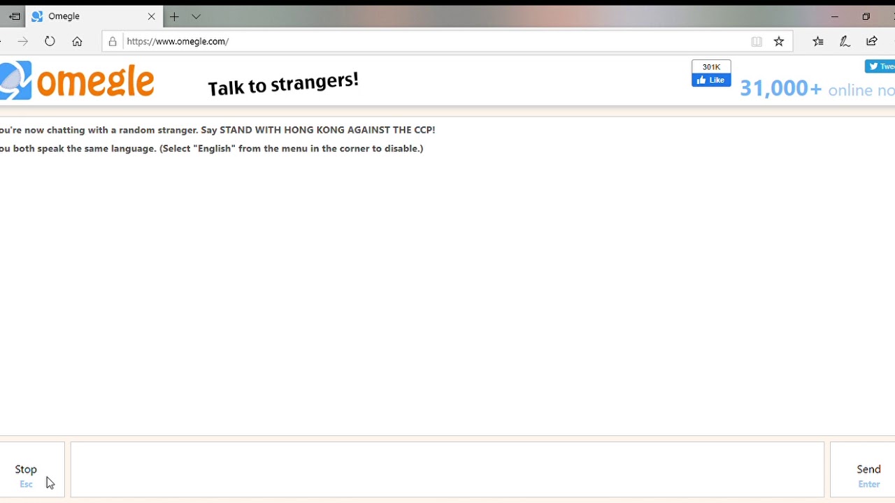 Omegle chat www Cusspy Video