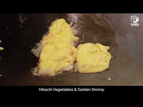 [Kegon Sushi & Teppanyaki] Hibachi Vegetables & golden shrimp