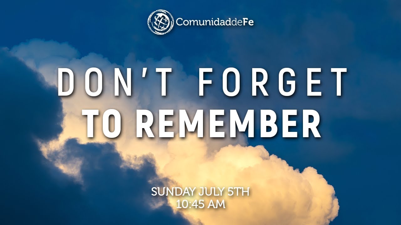 Don’t to Remember YouTube Don’t to Remember YouTube