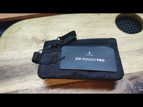 Alpaka ZIP Pouch Pro X-PacVX21/Minimalist Zipper Wallet Small Pouch/Unboxing
