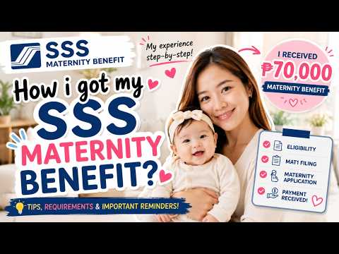 HOW I GOT MY SSS MATERNITY BENEFIT? SELF-EMPLOYED / VOLUNTARY MEMBER. #sssmaternitybenefit