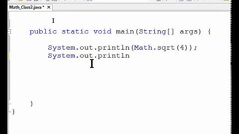 Java Tutorial Part 8 - Math Class Part 2