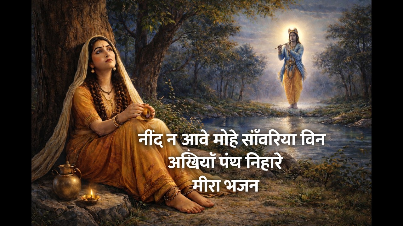 Neend Na Aave Mohe Sanwariya Bin – Meera Bai Bhajan | Viraha Ras Krishna Bhakti Song