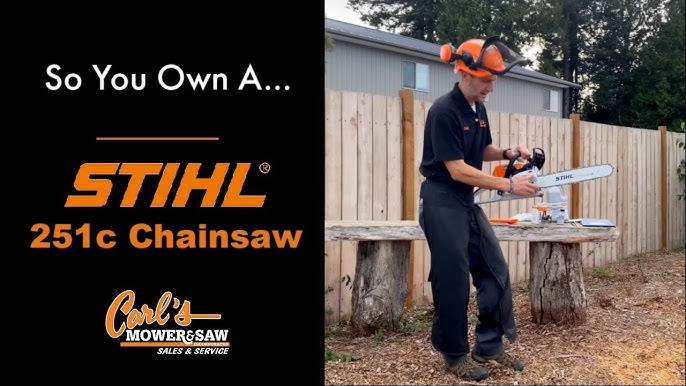 MS 251 CB-E, Powerful Lightweight Adjustable Chainsaw