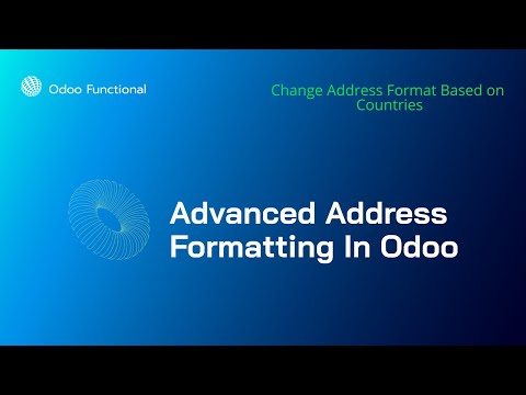 Address Formatting In Odoo | Change Address Formats in Qweb Reports |  Country Based Format In Odoo