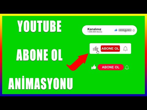 Youtube Abone Ol  Animasyonu Ekleme