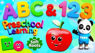 Preschool Learning activities for 3 year olds at home | Learn ABC Phonics Shapes Numbers Colors 🌈 screenshot 4