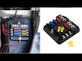 Installing Fuse Holder Block and Fuse Distribution Block