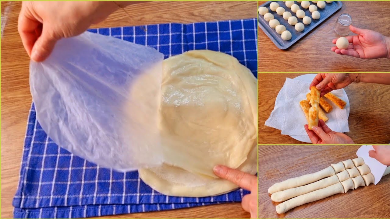 سلقت عجينة السبرينج رولز واتصدمت من النتيجة ‼️ بدون نقطة زيت واحدة العجينة الاصلية والمضمونة